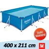 Bestway Frame Pool Steel Pro, odbélníkový, modrý, 400 x 211 Náhled obrázku produktu 38