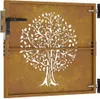 vidaXL Gartentor 85x75 cm Cortenstahl Baum-Design Produktbild-Vorschau 5