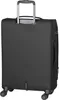 A black trolley suitcase shown from the back. Produktbild-Vorschau
