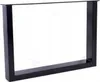 A black metal table leg frame is shown against a white background.