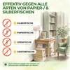 Papierfische Klebefalle mit Pheromon-Lockstoff - 10x Fallen Produktbild-Vorschau 2