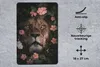 MuchoWow® Mauspad Mousepad Dschungel - Löwe - Blumen - Rosa Produktbild-Vorschau 2
