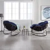 Fauteuil à bascule en rotin Sweiko Outdoor, siège à bascule Voir les images du produit 8
