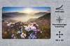 MuchoWow® Schreibtischunterlage Blumenwiese - Sonne - Berge Produktbild-Vorschau 2
