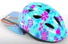 Volare – Kinderhelm 47–51 cm grün, rosa, Blumen Produktbild-Vorschau 2