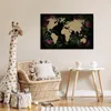 MuchoWow® Poster Weltkarte - Blumen - Blätter 60x40 cm - Produktbild-Vorschau 7