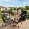 Krzesła ogrodowe zestaw 4 krzeseł tarasowych balkonowych Podgląd zdjęcia produktu 4