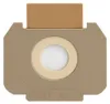 A close-up, front-facing view of a vacuum cleaner dust bag. Produktbild-Vorschau