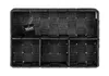 WENKO Organizer mit 4 Fächern Box Ablage 26x6,5x17cm Bad Produktbild-Vorschau 2