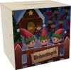 Elfen Spardose aus Holz Weihnachtsgeld - Sparen mit Magie Produktbild-Vorschau 1
