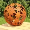 Edelrost Gartenkugel Blume 30 cm Rost Gartendeko Produktbild-Vorschau 2
