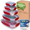 Zestaw pojemników do przechowywania żywności Viwares – 5 Podgląd zdjęcia produktu 1