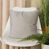 Kissenbezug 40x40 Dekorativer Samt Grau und Beige Produktbild-Vorschau 3