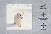 MuchoWow® Mauspad Mousepad Fuchs - Schnee - Weiß 30x30 cm - Produktbild-Vorschau 2