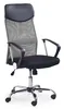 A black office chair with a mesh back and padded seat is shown against a white background. Produktbild-Vorschau
