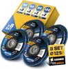 Amboss Fächerschleifscheibe Set Ø 125 (8 Stck.) Korn 40-120 Produktbild-Vorschau 1