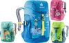 A collage of four children's backpacks with different designs. Náhled obrázku produktu