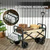 Chariot pliable Outsunny, chariot de transport avec Voir les images du produit 6