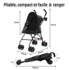 Poussette pour animaux domestiques, poussette pliante, pour Voir les images du produit 7