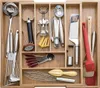 Príborový box Bambusový kuchynský organizér Odnímateľný Náhľad obrázku produktu 5
