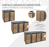 ML-Design 2-košový box na 2 koše 240L 132x80x116,3 cm Náhľad obrázku produktu 6