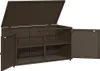 vidaXL Záhradná skrinka hnedá 110x55x60,5 cm polyratan Náhľad obrázku produktu 11