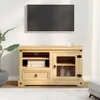 vidaXL TV-Schrank Corona 100x45x58 cm Massivholz Kiefer Produktbild-Vorschau 3