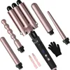 Aoucheni Lockenstab Lockenstab set 5 in 1 mit 3 Fässer Produktbild-Vorschau 1