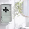 Theo&Cleo Medizinschrank Edelstahl abschließbar Produktbild-Vorschau 4