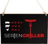 BBQ Schild ";Seriengriller"; als Geschenk für Grillfans Produktbild-Vorschau 1