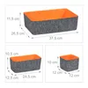 Relaxdays Schubladen Organizer Filz, 5-teiliges Produktbild-Vorschau 4
