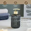 Set di accessori da bagno eluno BURANO, 3 pezzi, in vetro Anteprima dell’immagine prodotto 6