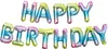 Oblique Unique Happy Birthday Folienballon Girlande Produktbild-Vorschau 1