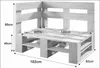 Lermowood Palettenmöbel Mp Eckbank 100 x 80 x 40 cm Natur | Produktbild-Vorschau 3