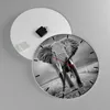 Wanduhr - Rund - Glasuhr - Elefant Wildnis Natur - 40x40cm Produktbild-Vorschau 2