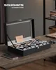 SONGMICS Krabička na hodinky pro 14 hodinek, s proskleným Náhled obrázku produktu 2