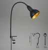 Lampe pince rétro E14 métal noir or Ø114mm bras flexible Voir les images du produit 8