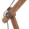 Industrialna lampa stołowa, srebrna, okrągła, 58x18x90 cm, Podgląd zdjęcia produktu 6