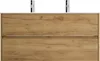 Badmöbel Doppel-Waschtisch 2 Hahn Limes 120 cm Eiche Gold Produktbild-Vorschau 5