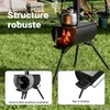 Wiltec Poêle pour tente de camping – 540 x 810 x 2387 mm – Voir les images du produit 7