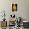 Gerahmtes Poster - Schwarzer Rahmen - Abstraktion Gold Produktbild-Vorschau 7