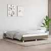 Bettgestell ohne Matratze Taupe 140x190 cm Stoff Produktbild-Vorschau 2