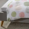 Traumschlaf Seersucker Bettwäsche Kreise grün 200x220 cm + Produktbild-Vorschau 5