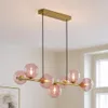Olucia - REMO - Pendelleuchte - Rosa / Messing - 7 Watt Produktbild-Vorschau 8