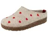 Haflinger Damen Pantoffel Schurwolle Herz Stickerei Grizzly Produktbild-Vorschau 35