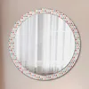 Ø100cm Spiegel - Glasrahmen mit Aufdruck - Wandspiegel Produktbild-Vorschau 1
