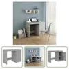 The Living Store Schreibtisch Betongrau 100x50x76 cm Produktbild-Vorschau 1