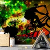 Vlies Fototapete - Bicycle Tricks 150x105 cm Streetart Produktbild-Vorschau 1