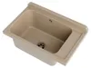 Granitan - Lavatoio - Lavandino 58x38 cm - Lavello beige - Anteprima dell’immagine prodotto 5