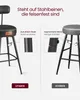 VASAGLE EKHO Kollektion - 360° drehbarer Barhocker, 2er Produktbild-Vorschau 4